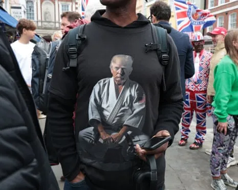 Devoted Followers Assemble in the Historic Town to Enliven the President’s Spectacle of Little Substance