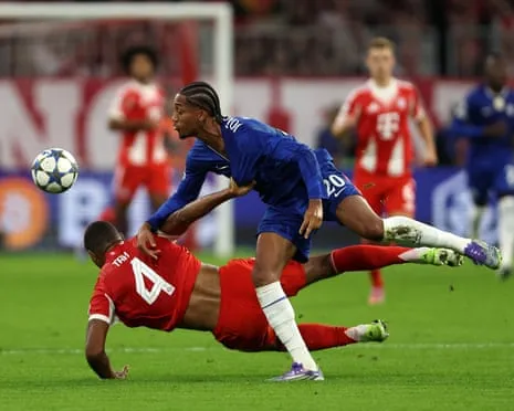 Chelsea's manager fumes when the German giants defender Tah escapes dismissal during UCL defeat