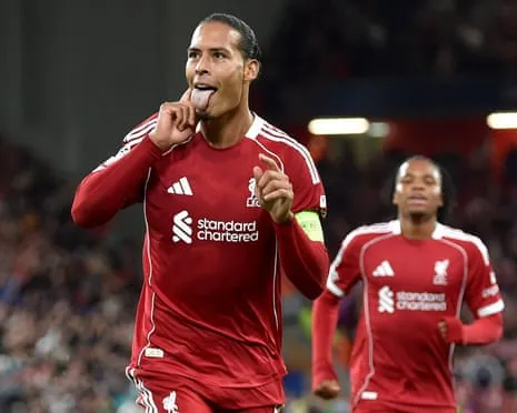 Van Dijk heads dramatic winner in clash with Atlético Madrid